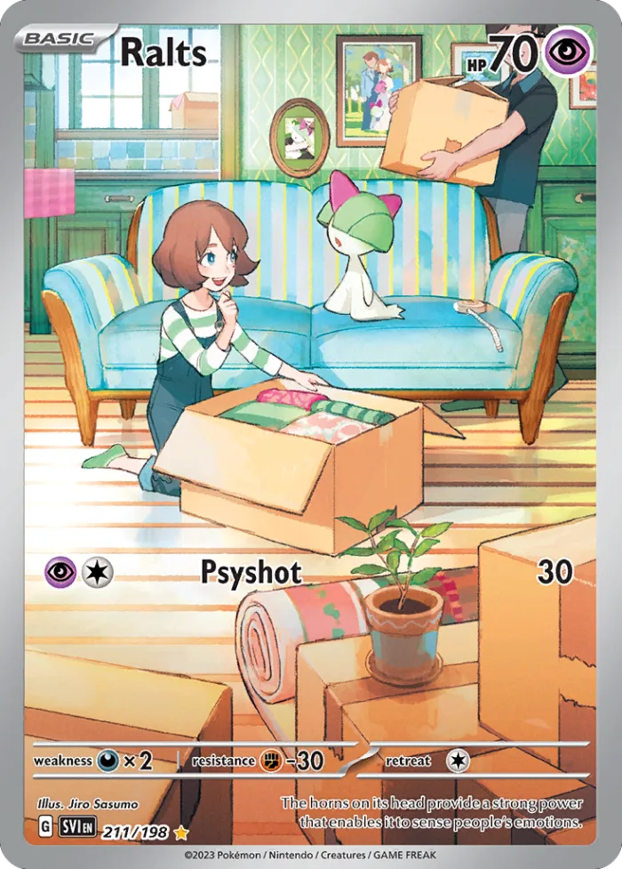Ralts #211 Scarlet & Violet Pokemon card