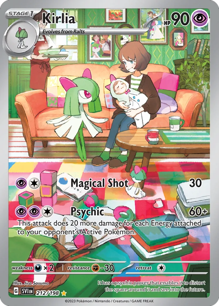 Kirlia #212 Scarlet & Violet Pokemon card