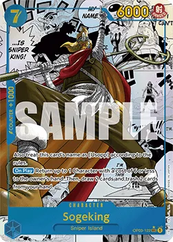 Sogeking #OP03-122 One Piece Card The Best One Piece card