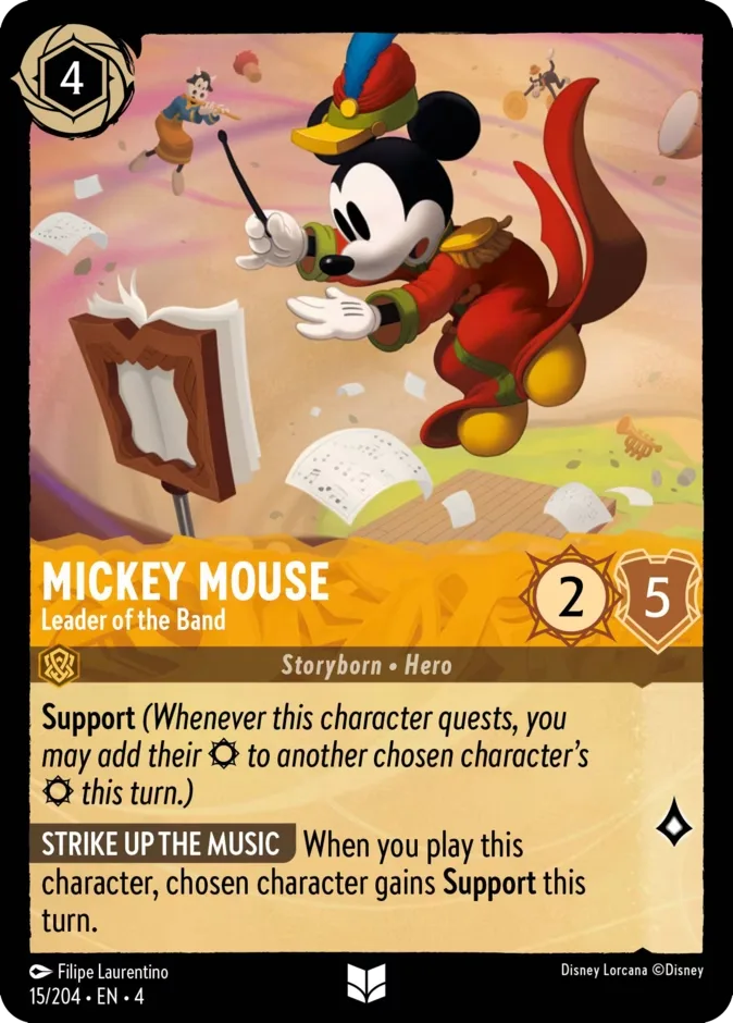 Mickey Mouse #15 Ursula's Return Disney Lorcana card