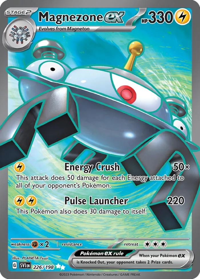Magnezone ex #226 Scarlet & Violet Pokemon card