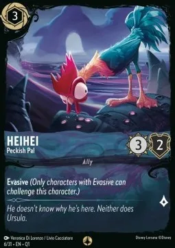 HeiHei #6 Illumineer's Quest: Deep Trouble Disney Lorcana card