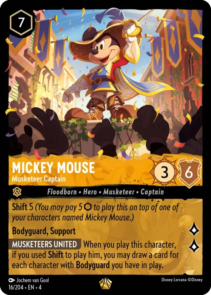 Mickey Mouse #16 Ursula's Return Disney Lorcana card