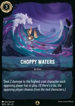 Choppy Waters #18 Illumineer's Quest: Deep Trouble Disney Lorcana card