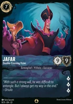 Jafar #8 Illumineer's Quest: Deep Trouble Disney Lorcana card
