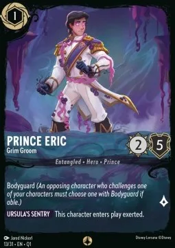 Prince Eric #13 Illumineer's Quest: Deep Trouble Disney Lorcana card