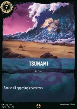 Tsunami #26 Illumineer's Quest: Deep Trouble Disney Lorcana card