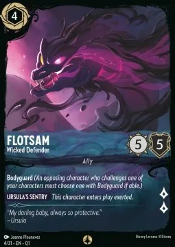 Flotsam #4 Illumineer's Quest: Deep Trouble Disney Lorcana card