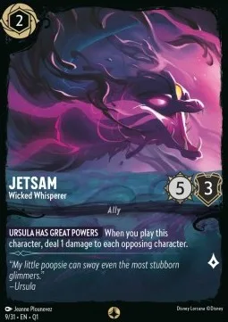 Jetsam #9 Illumineer's Quest: Deep Trouble Disney Lorcana card