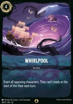Whirlpool #28 Illumineer's Quest: Deep Trouble Disney Lorcana card
