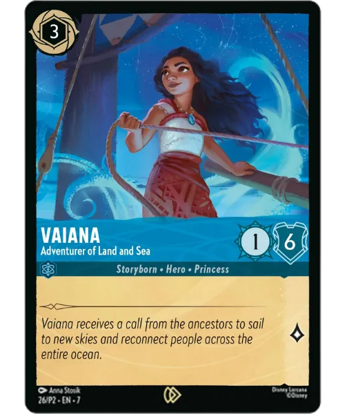 Vaiana #26 Promo Set 2 Disney Lorcana card