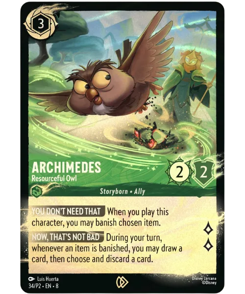Archimedes #34 Promo Set 2 Disney Lorcana card