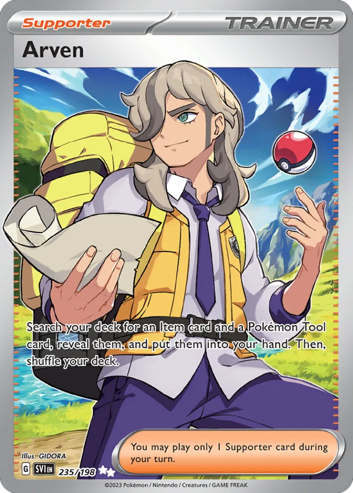 Arven #235 Scarlet & Violet Pokemon card