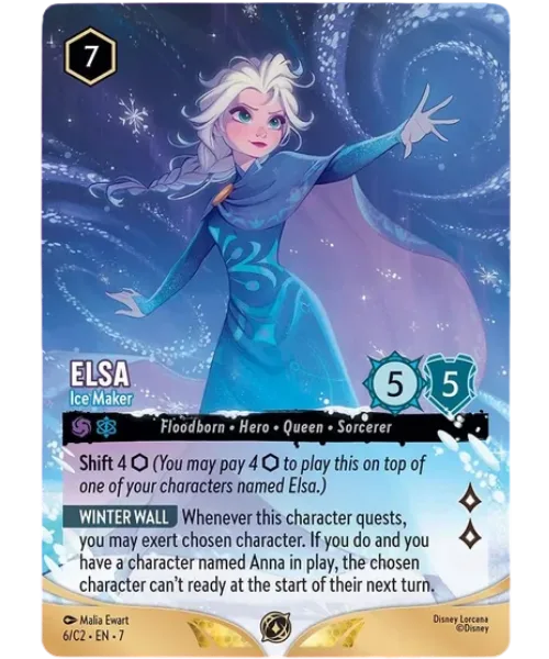 Elsa #6 Challenge Promo Set 2 Disney Lorcana card