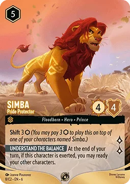 Simba #8 Challenge Promo Set 2 Disney Lorcana card