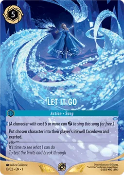 Let It Go #10 Challenge Promo Set 2 Disney Lorcana card