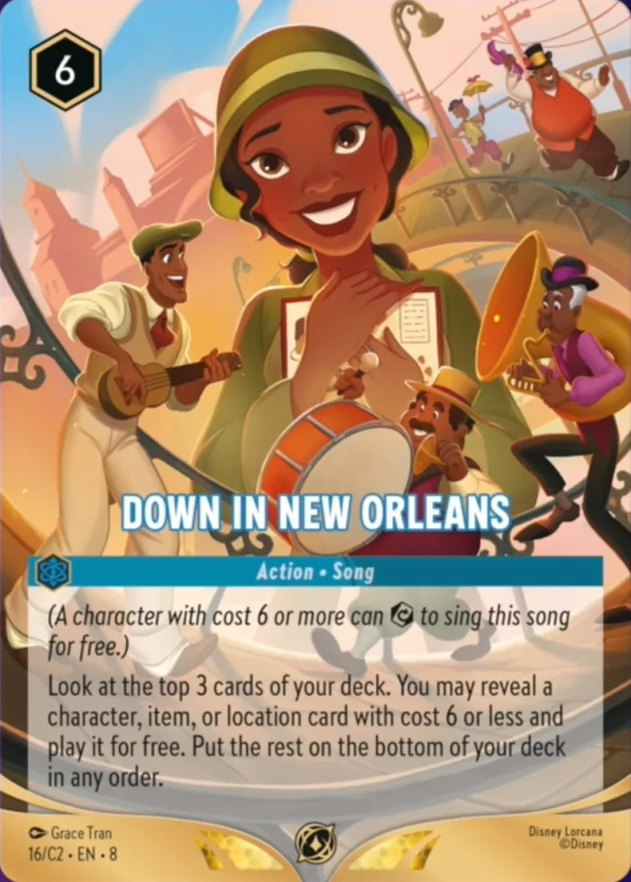 Down in New Orleans #16 Challenge Promo Set 2 Disney Lorcana card