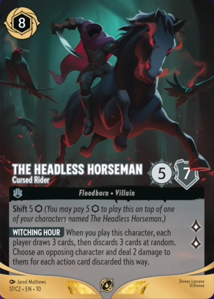 The Headless Horseman #17 Challenge Promo Set 2 Disney Lorcana card