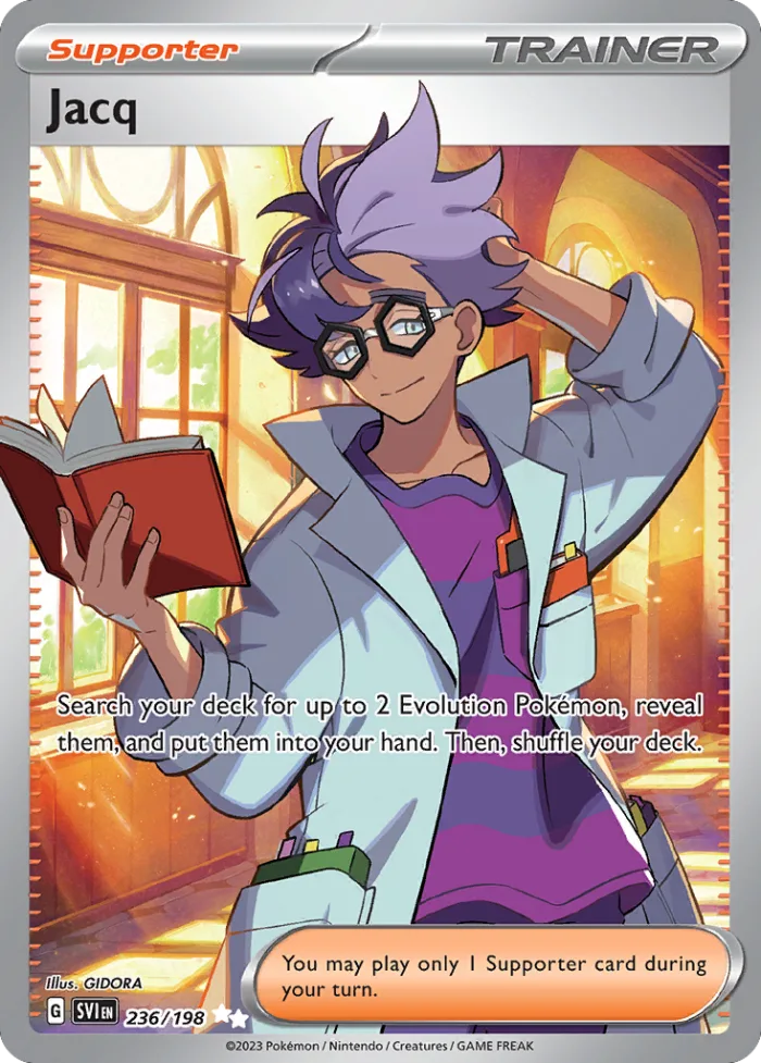 Jacq #236 Scarlet & Violet Pokemon card