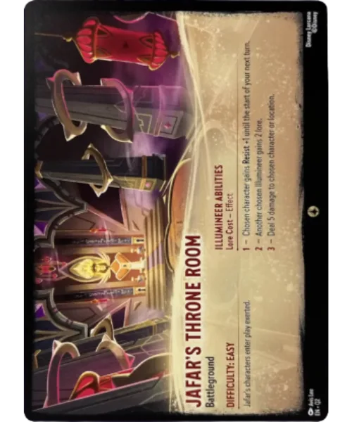 Jafar's Throne Room // Secret Passage # Illumineer's Quest: Palace Heist Disney Lorcana card