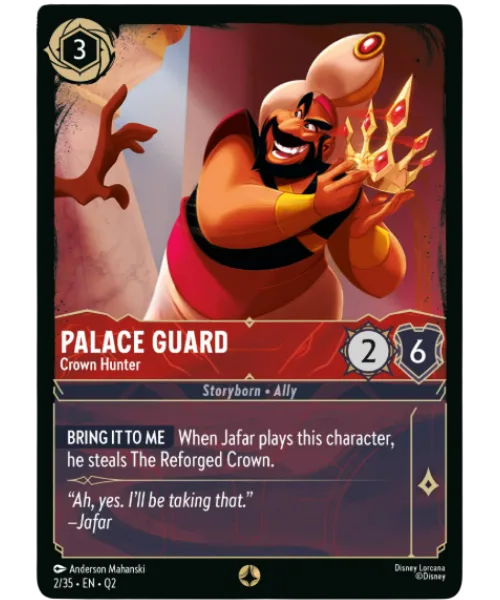 Palace Guard #2 Illumineer's Quest: Palace Heist Disney Lorcana card