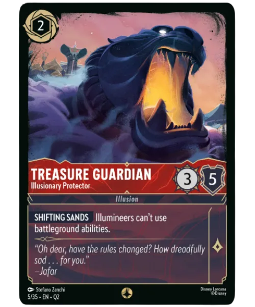 Treasure Guardian #5 Illumineer's Quest: Palace Heist Disney Lorcana card