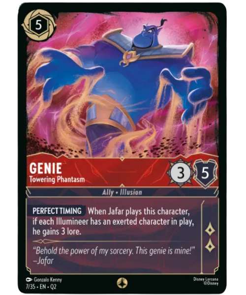 Genie #7 Illumineer's Quest: Palace Heist Disney Lorcana card