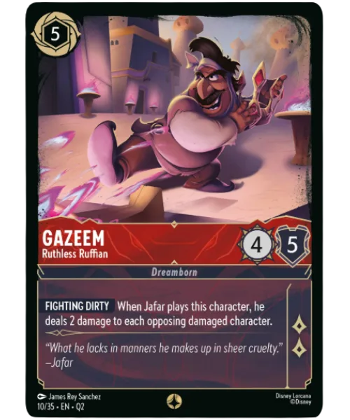 Gazeem #10 Illumineer's Quest: Palace Heist Disney Lorcana card