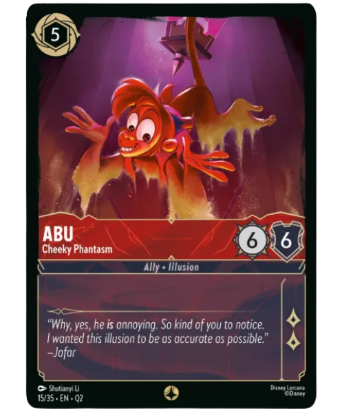 Abu #15 Illumineer's Quest: Palace Heist Disney Lorcana card