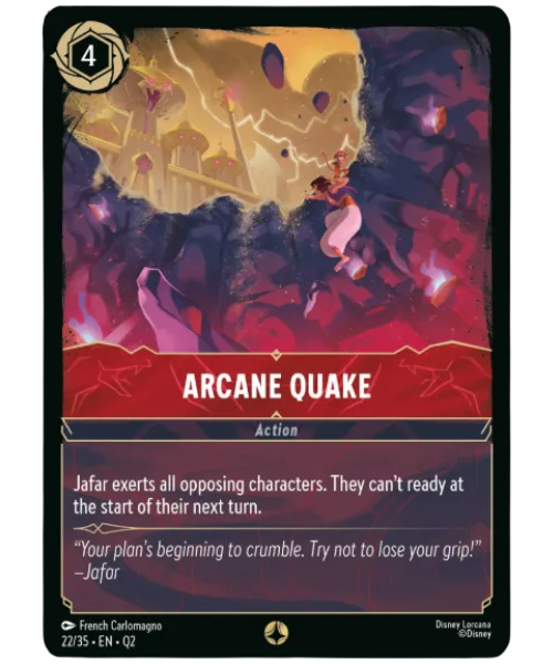 Arcane Quake #22 Illumineer's Quest: Palace Heist Disney Lorcana card