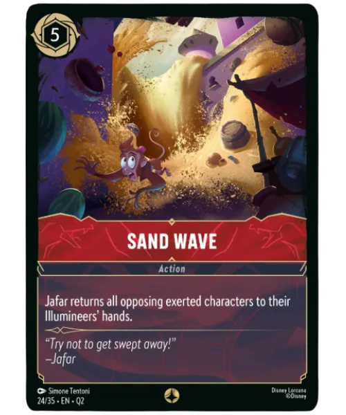 Sand Wave #24 Illumineer's Quest: Palace Heist Disney Lorcana card