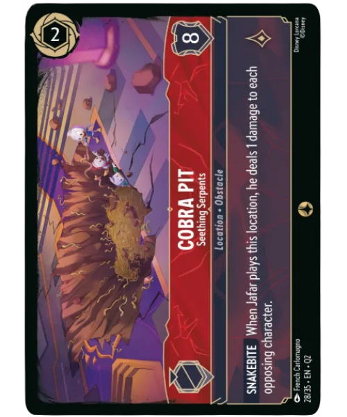 Cobra Pit #28 Illumineer's Quest: Palace Heist Disney Lorcana card