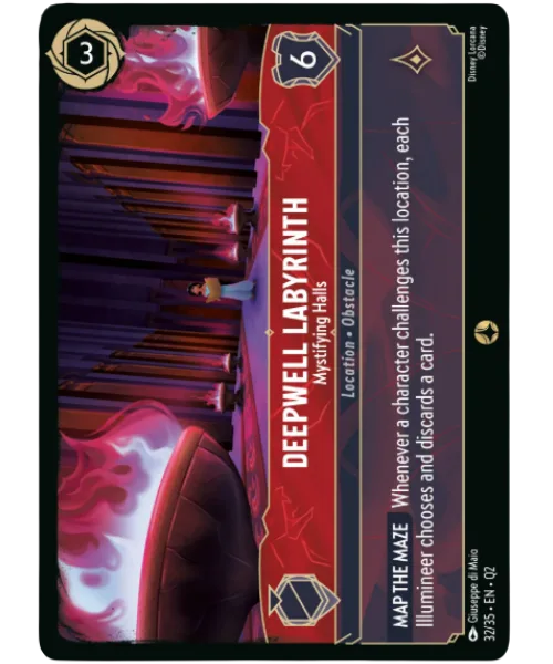 Deepwell Labyrinth #32 Illumineer's Quest: Palace Heist Disney Lorcana card