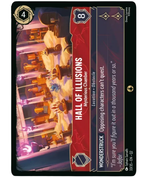 Hall of Illusions #33 Illumineer's Quest: Palace Heist Disney Lorcana card