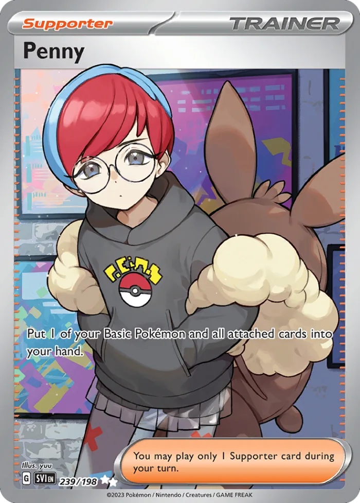 Penny #239 Scarlet & Violet Pokemon card