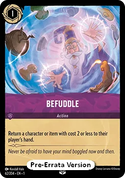 Befuddle #62 The First Chapter Disney Lorcana card