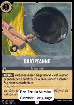 Frying Pan #202 The First Chapter Disney Lorcana card
