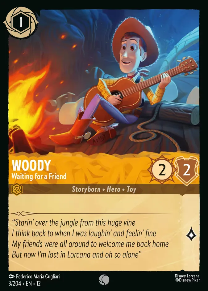 Woody #3 Wilds Unknown Disney Lorcana card