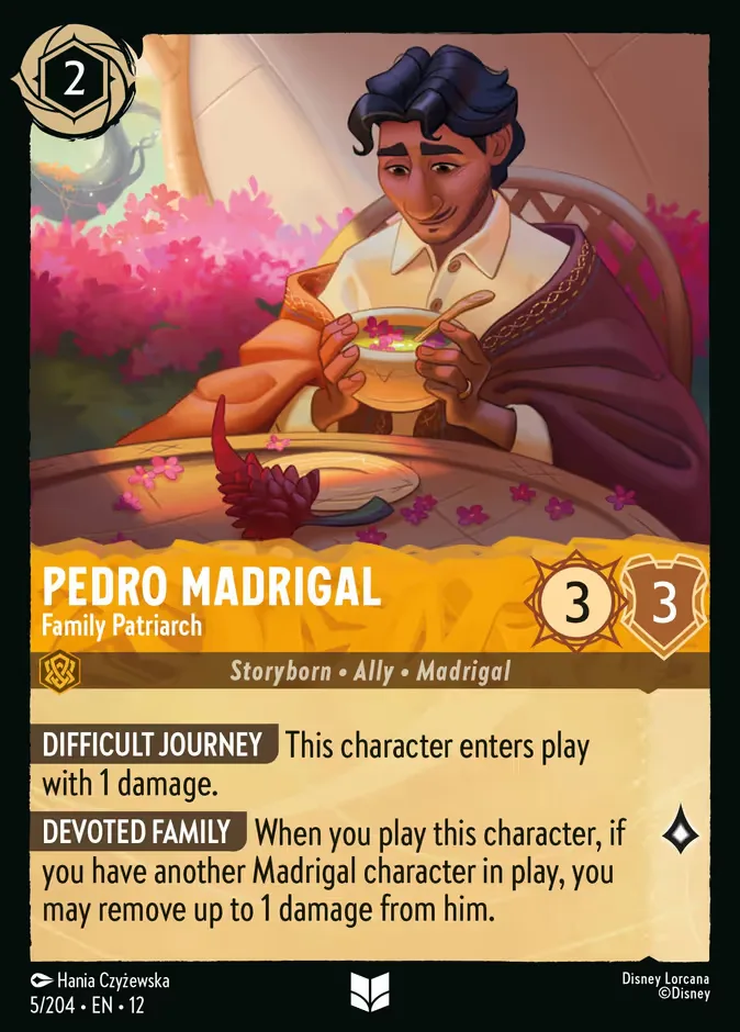 Pedro Madrigal #5 Wilds Unknown Disney Lorcana card