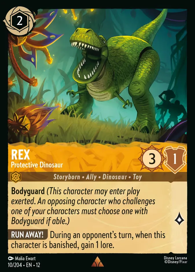Rex #10 Wilds Unknown Disney Lorcana card