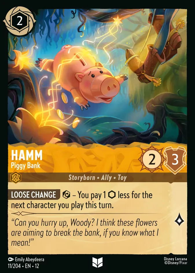 Hamm #11 Wilds Unknown Disney Lorcana card