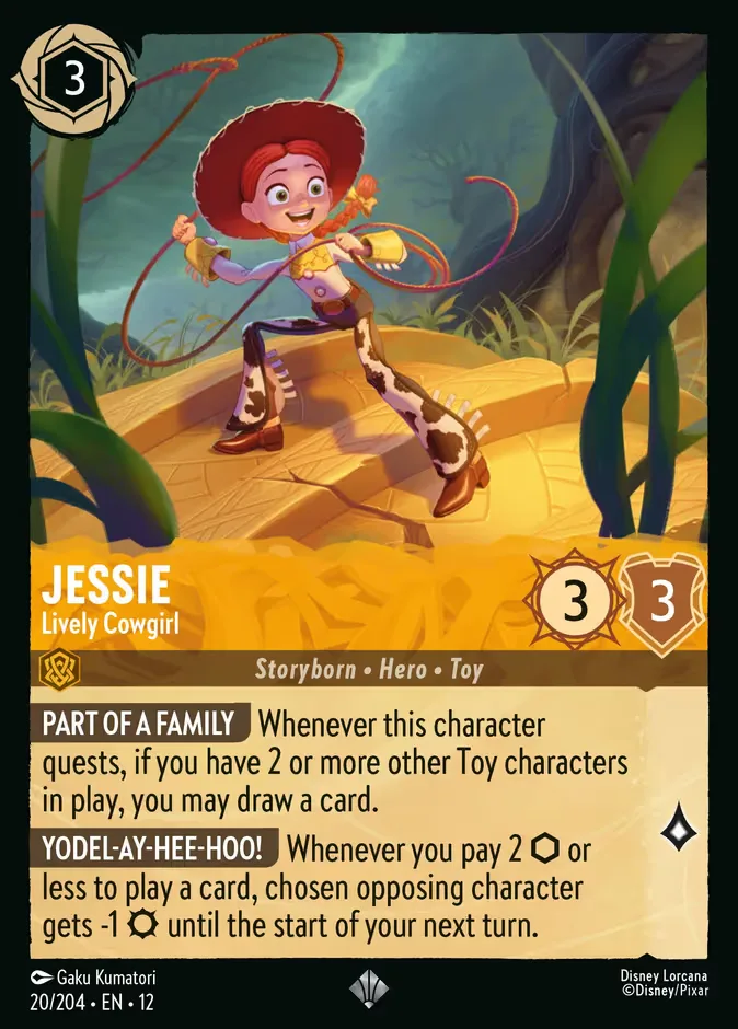 Jessie #20 Wilds Unknown Disney Lorcana card