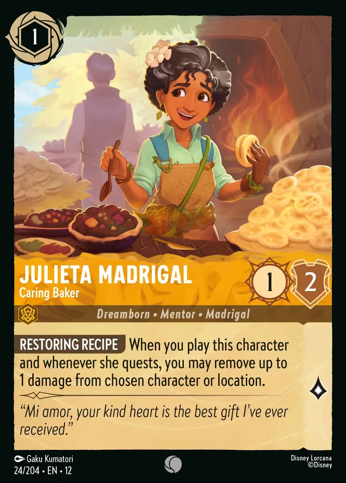 Julieta Madrigal #24 Wilds Unknown Disney Lorcana card
