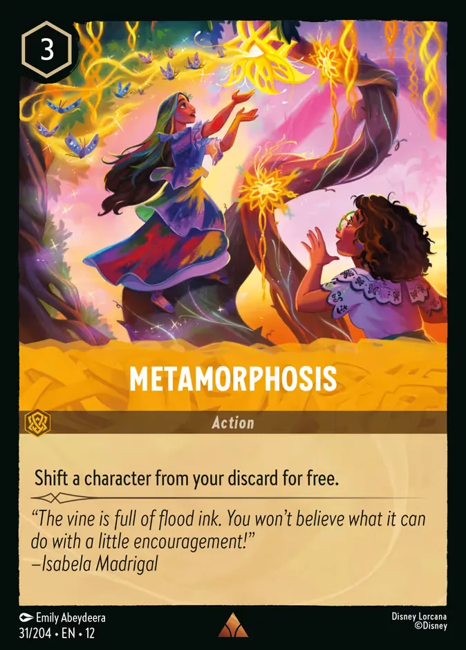 Metamorphosis #31 Wilds Unknown Disney Lorcana card