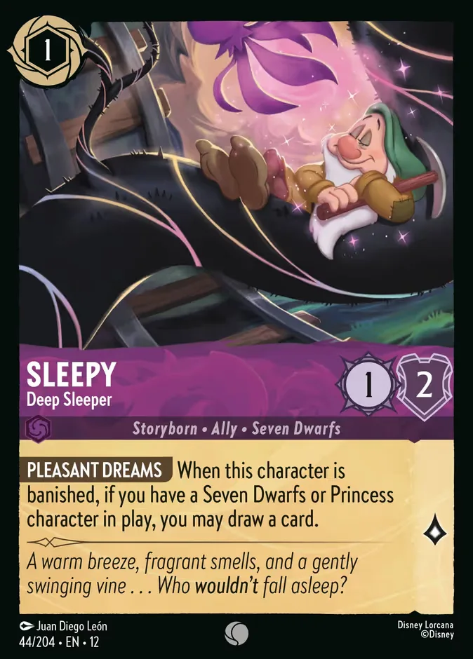 Sleepy #44 Wilds Unknown Disney Lorcana card