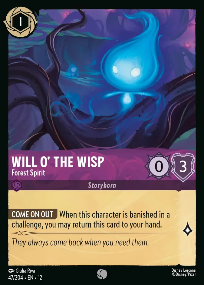 Will o' the Wisp #47 Wilds Unknown Disney Lorcana card