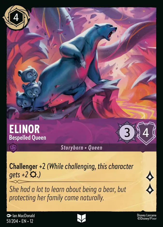 Elinor #51 Wilds Unknown Disney Lorcana card