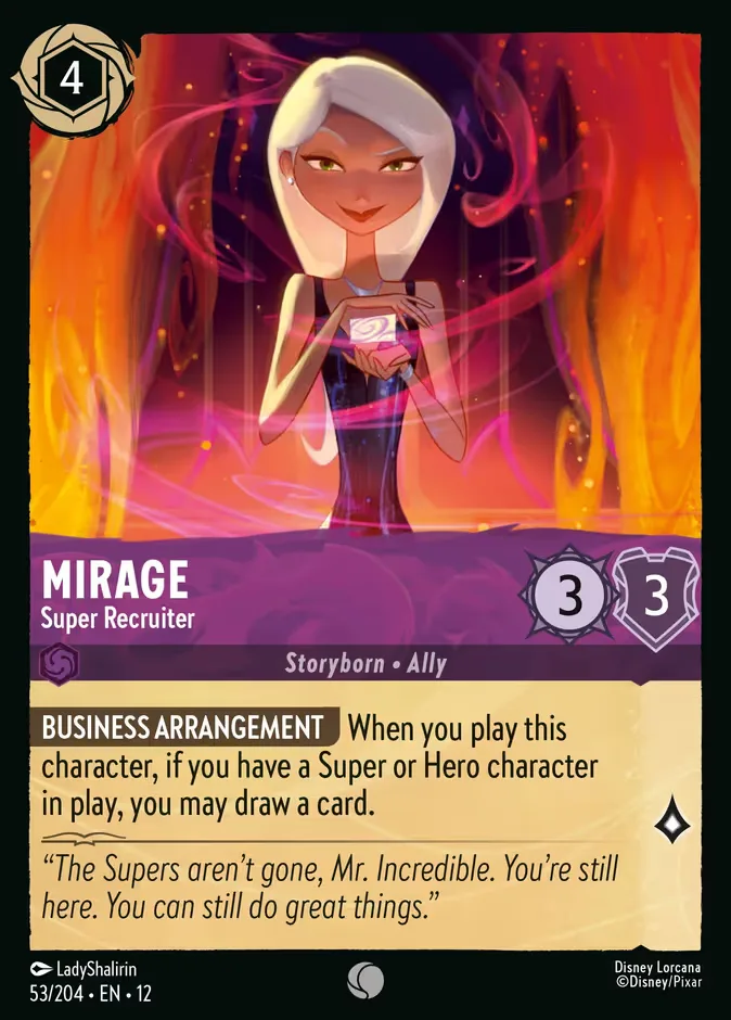 Mirage #53 Wilds Unknown Disney Lorcana card