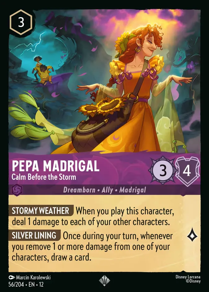 Pepa Madrigal #56 Wilds Unknown Disney Lorcana card