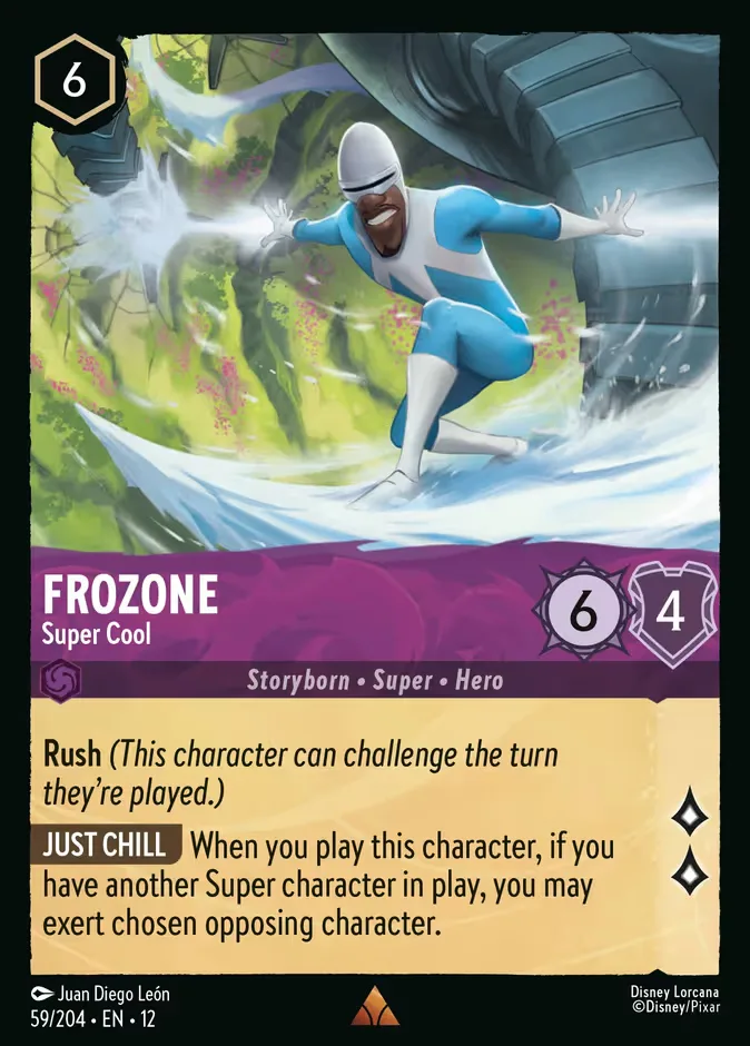 Frozone #59 Wilds Unknown Disney Lorcana card